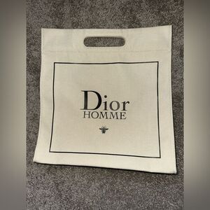 NWOT Dior Homme Canvas Top Handle Tote/Clutch